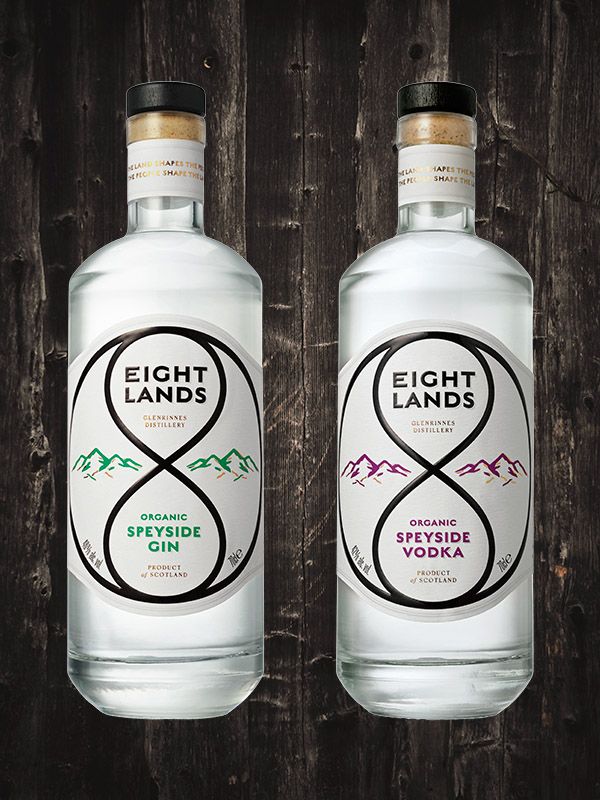 Eight Lands Gin and Vodka