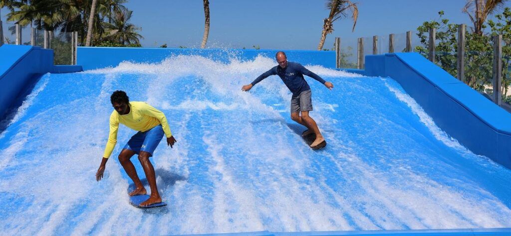 Maldives Surfing at Cheval Blanc Randheli
