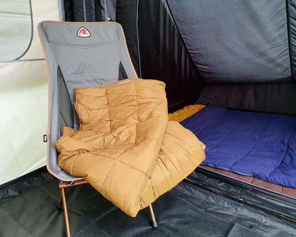 Camping in comfort