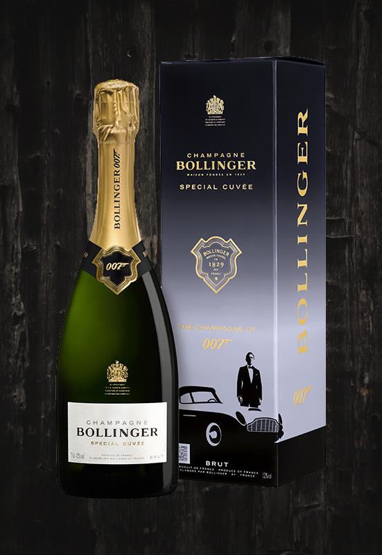 Champagne Bollinger James Bond 007 Bottle