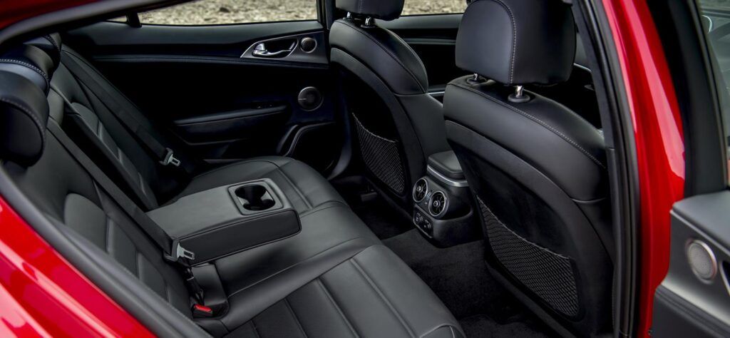 Kia Stinger rear seats