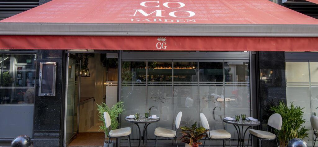 Como Garden restaurant exterior view