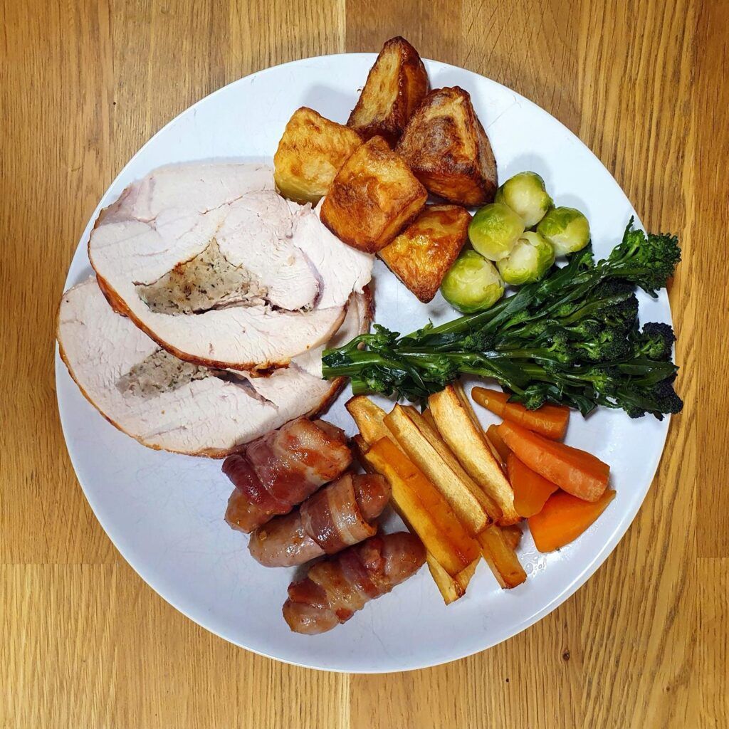 Christmas Dinner on a plate Delivered from 44 Foods