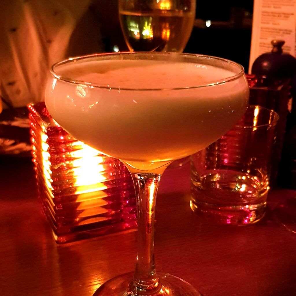 Six Restaurant Cambridge New York Tart dessert cocktail