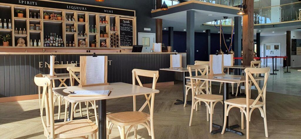 English Spirit Distillery Treguddick Manor cafe