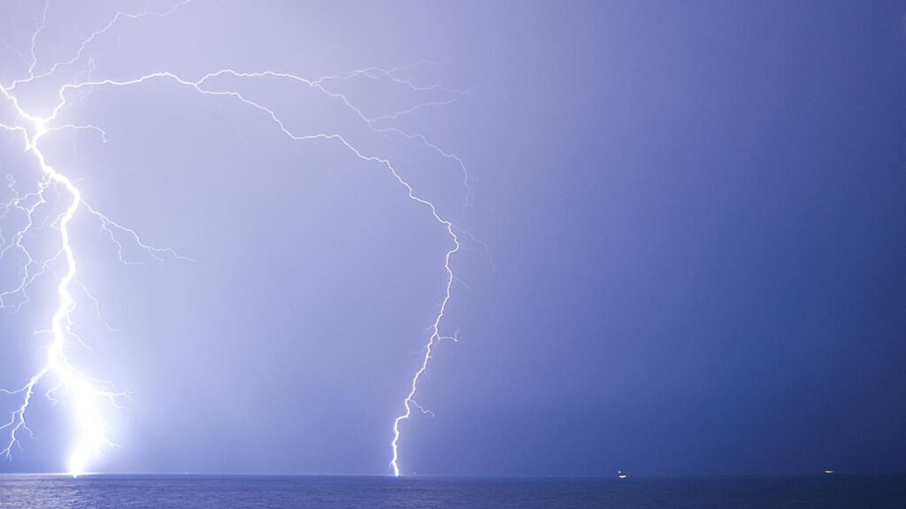 Autumn Photography - Lightning storm