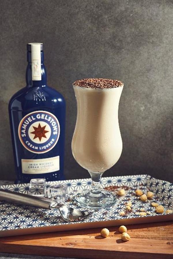 Samuel Gelston's Irish Cream Liqueur Belfast Shake Cocktail