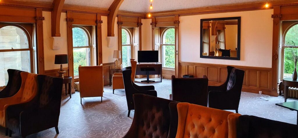 Gartmore House TV room