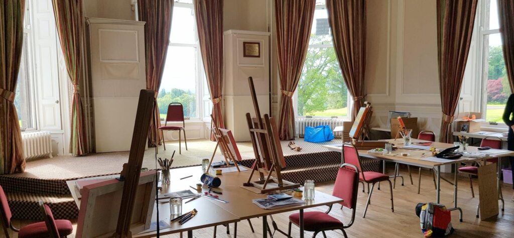 Gartmore House art studio