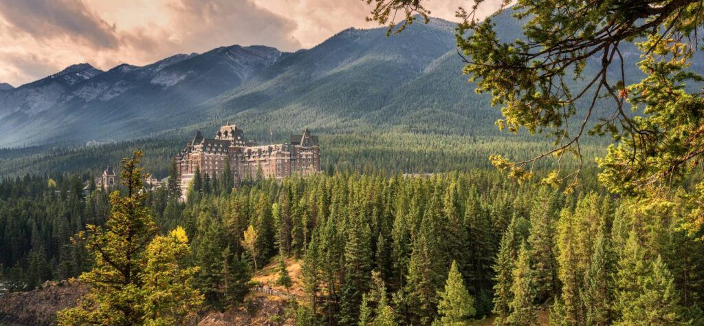 Fairmont Banff Springs, end point of our Rocky Mountaineer journey