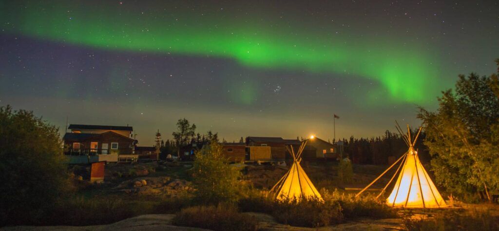 Northern Lights in Northwest Territories, Canada.
