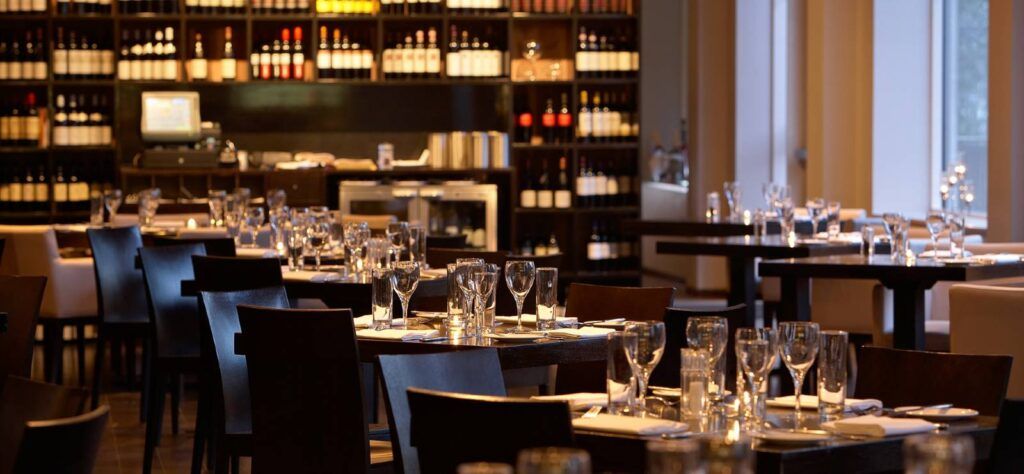 Hotel Dining at Laguna Restaurant Cardiff