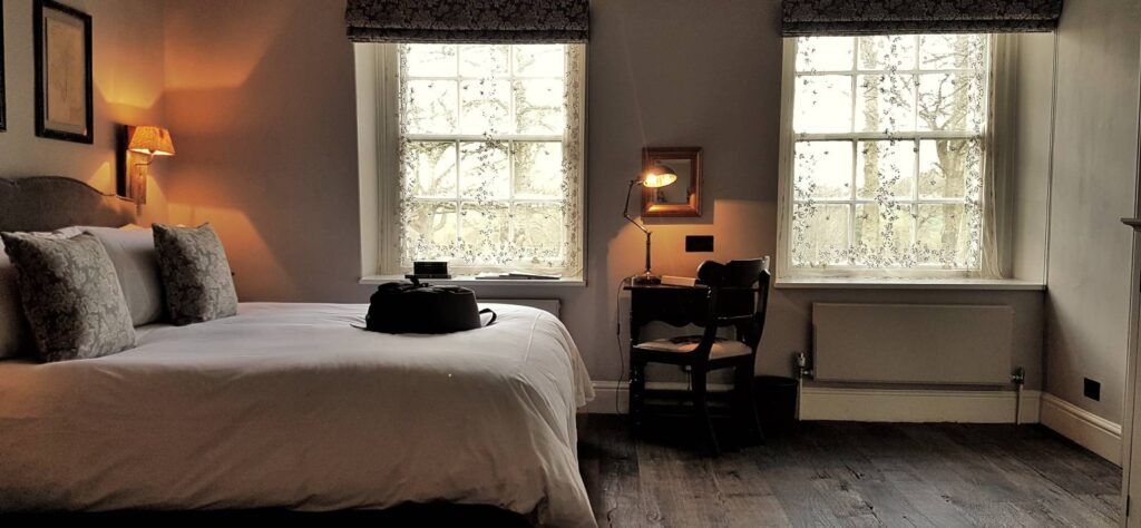 The Pig near Bath hotel room