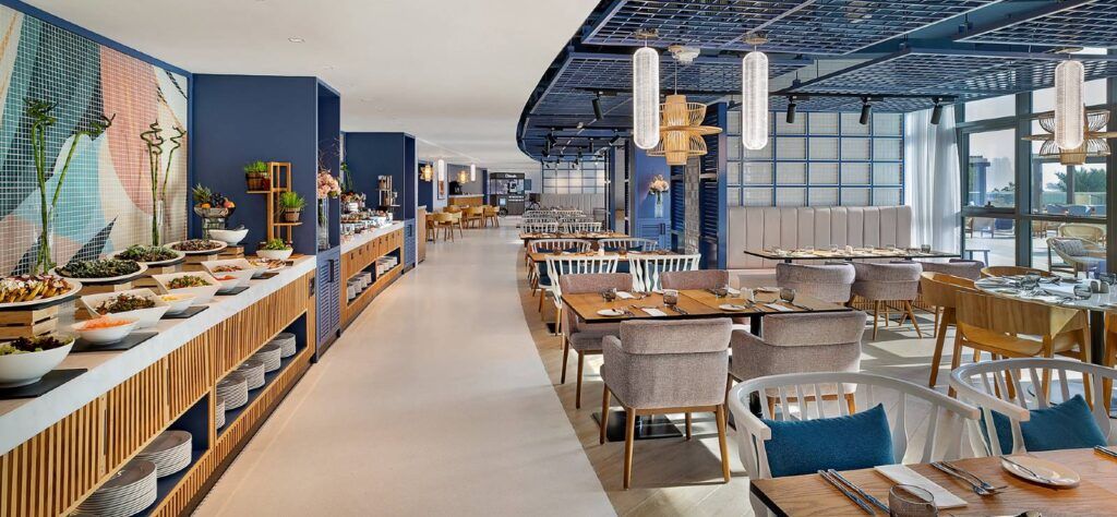 Maiora restaurant at the NH Collection Dubai The Palm hotel