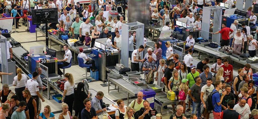 Brexit one year on - airport chaos