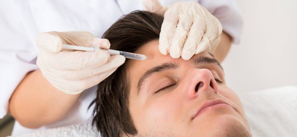 Botox treatment is a popular cosmetic surgery for men