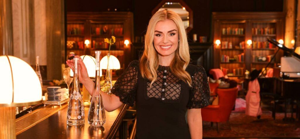 Katherine Jenkins and Cygnet 22 gin