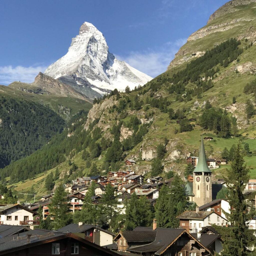 The literary landscape of Switzerland - Matterhorn