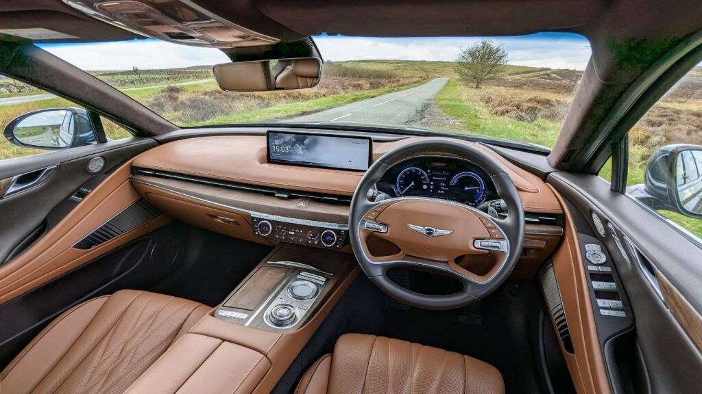Genesis Electrified G80 cabin