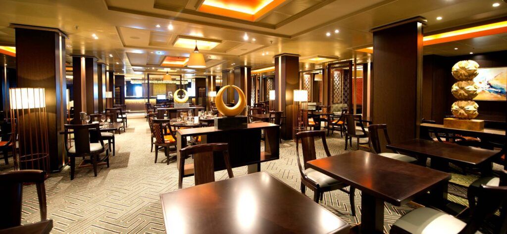 Caribbean cruise comfort - Britannia Sindhu Restaurant