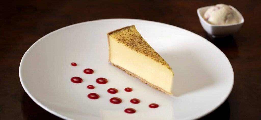 Custard tart at The Game Bird at The Stafford hotel