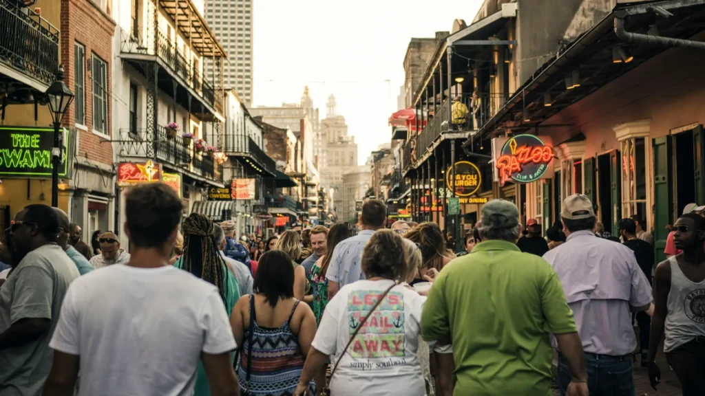 Bourbon Street in New Orleans