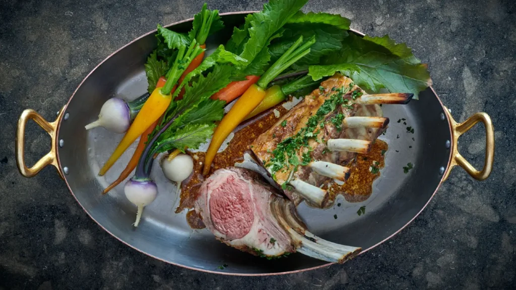 Skylon restaurant lamb
