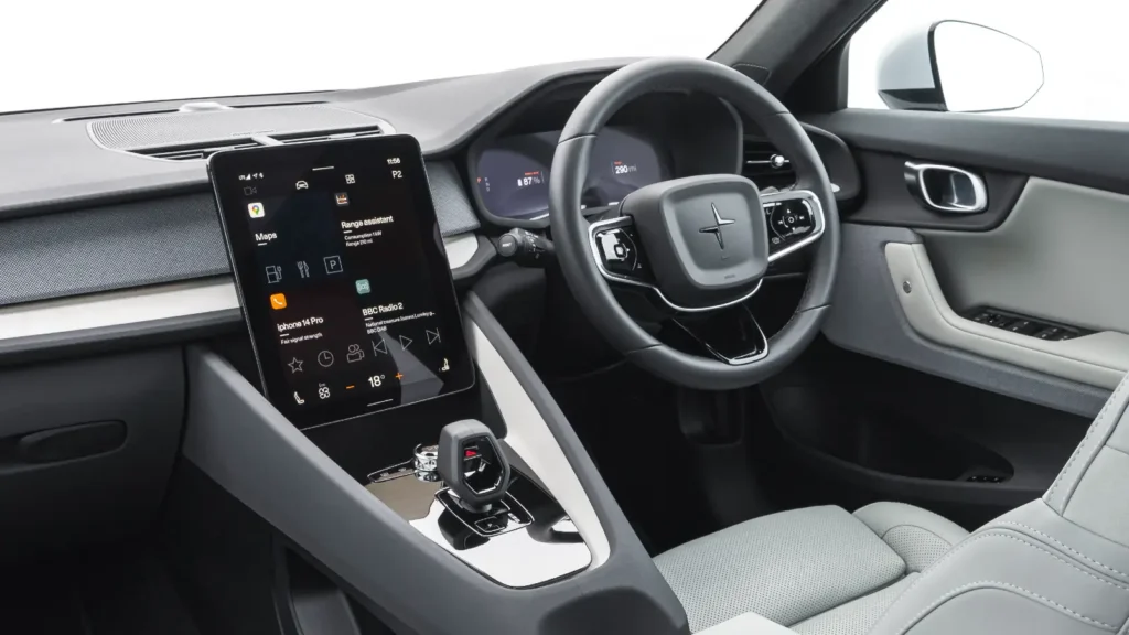 Polestar 2 Long Range Single Motor RWD dashboard