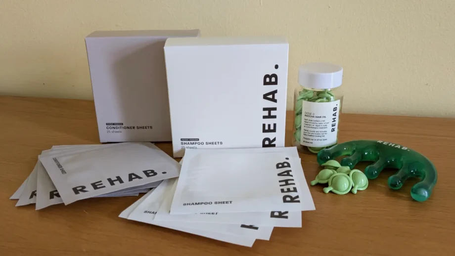 Rehab hair products range