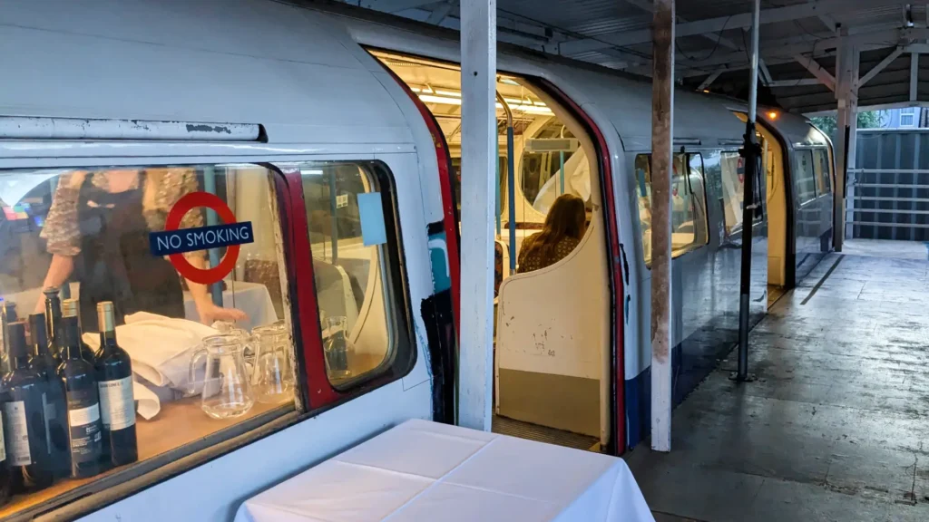 supperclub tube train carriage