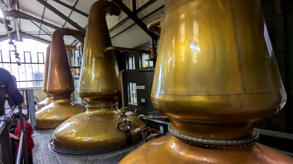 The stills at Jura distillery