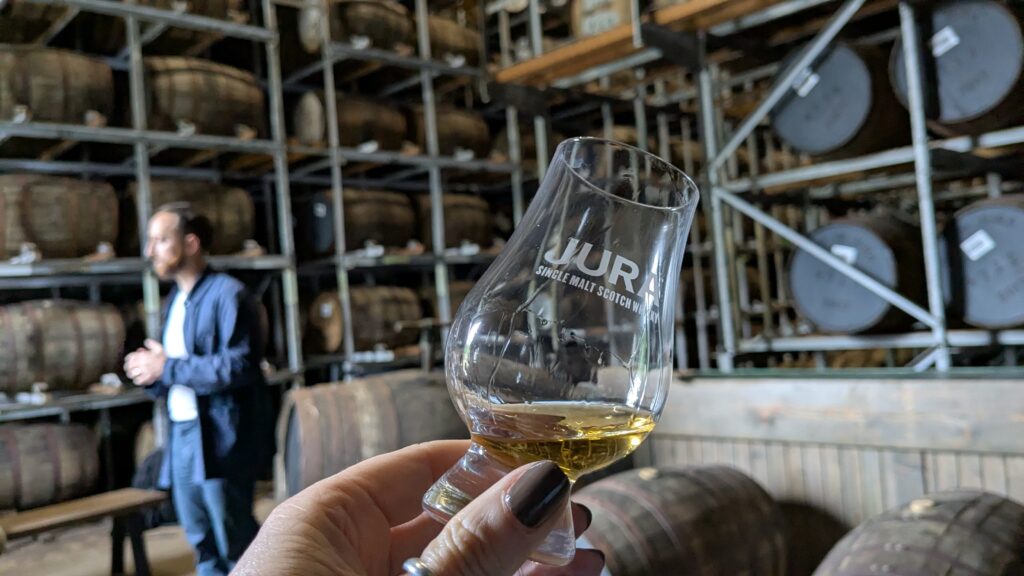 Jura whisky tasting