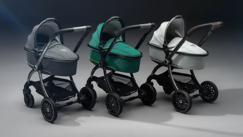 Aston Martin Egg3 stroller collection