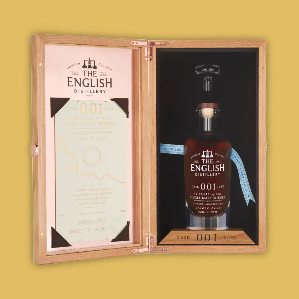 English Distillery Cask 001 whisky