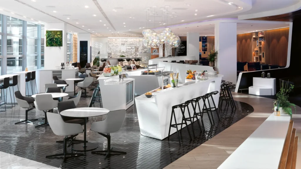 Lexus The Loft lounge at Brussels airport