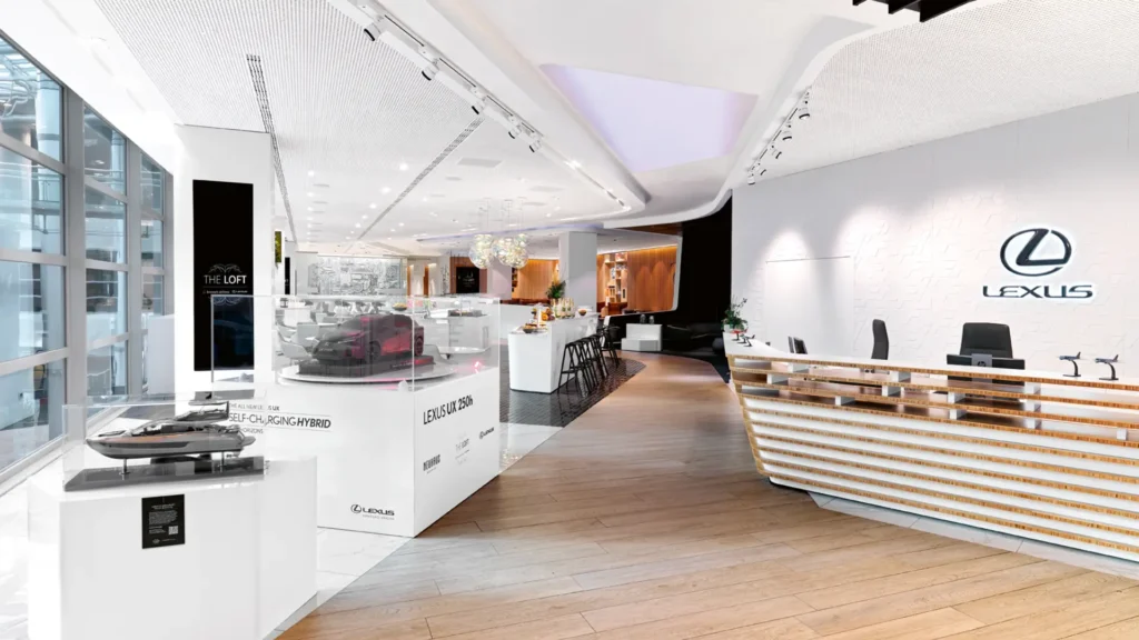 Lexus The Loft lounge at Brussels airport