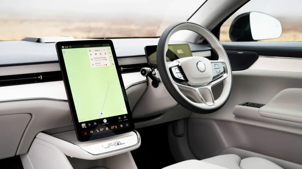 Volvo ES90 Plus dashboard under review