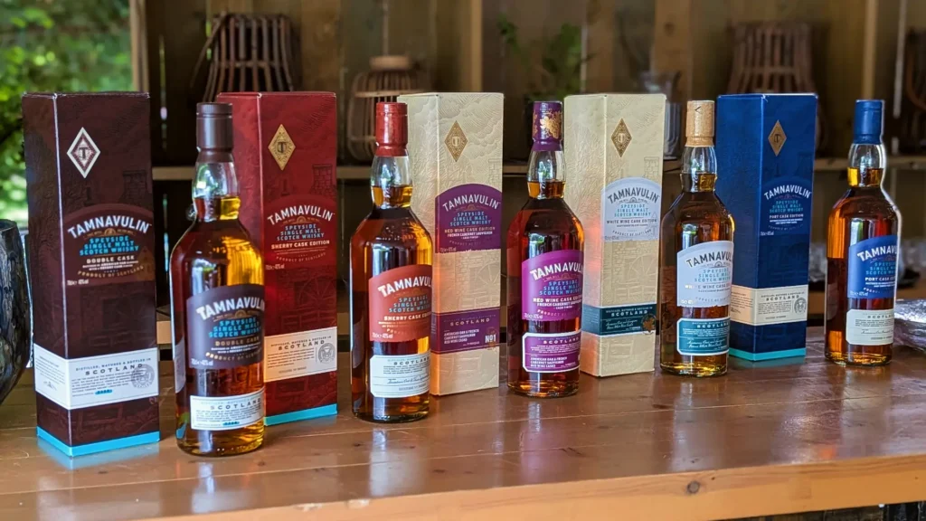 Tamnavulin Distillery line up