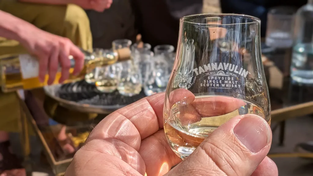 Tamnavulin distillery tasting
